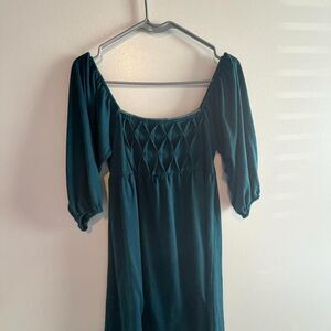 Vintage Y2K ruched mini dress/ tunic. Brand: everyday size: small #y2k #vintage